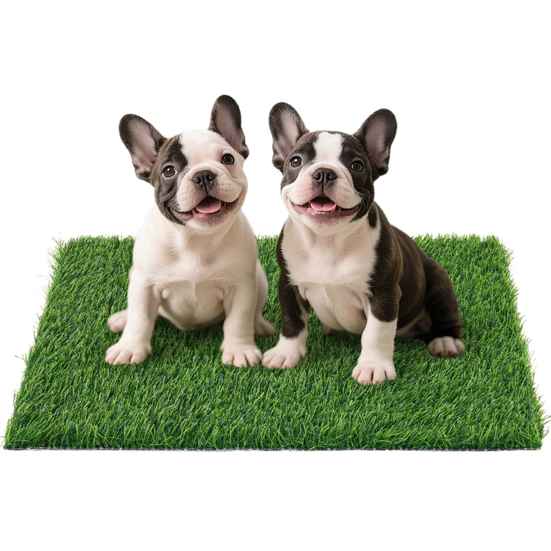 Tapis d’herbe artificielle pour chiens – POTTY PICK FOR LIFE, drainage rapide et nettoyage facile