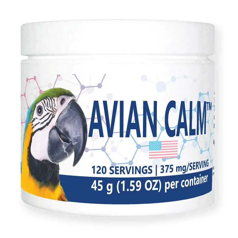 Equa Holistics Avian Calm™ – Supplément Calmant Naturel pour Perroquets, 120 Portions