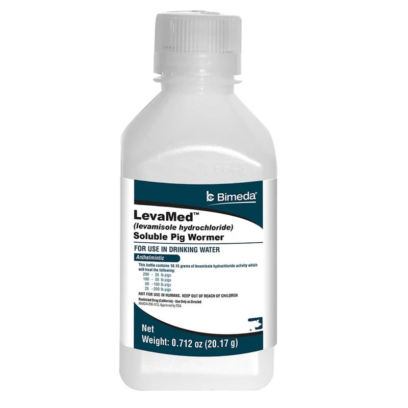Durvet Levamed Poudre Vermifuge Porcin — Vermifuge à Large Spectre 20,17 g
