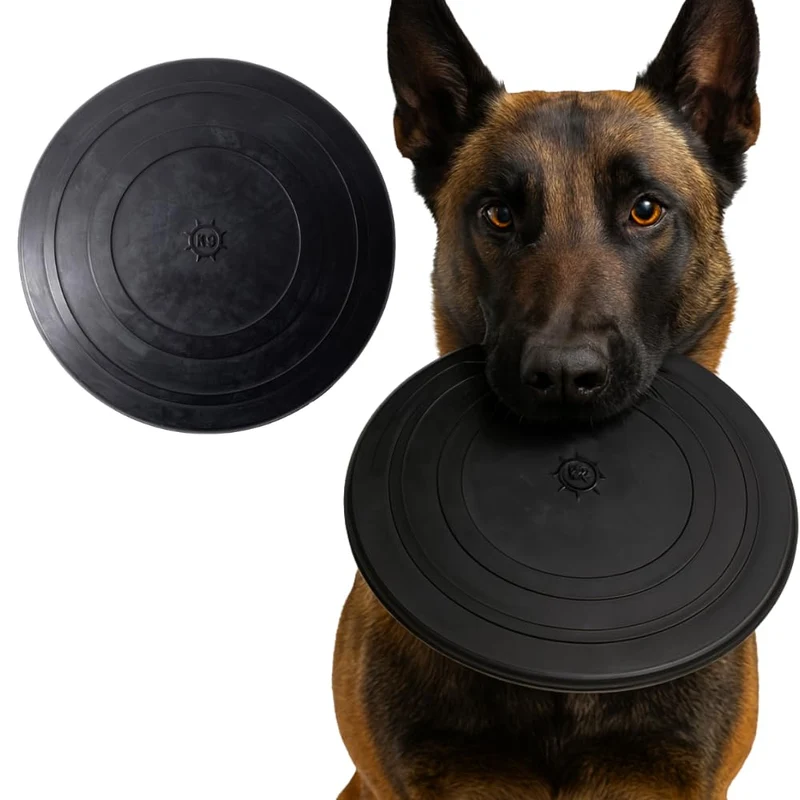 Monster K9 Disque Volant Indestructible – Garantie à Vie | Jouet pour Chiens Puissants Mâchoires – Fabriqué aux États‑Unis – 8,5 pouces