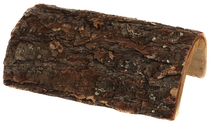 Zoo Med Habba Hut Extra Large – Refuge en bois naturel pour terrarium