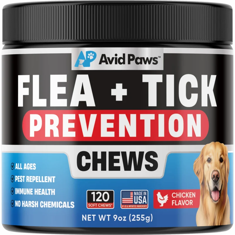 Prévention naturelle puces et tiques pour chiens | Avid Paws – Comprimés masticables