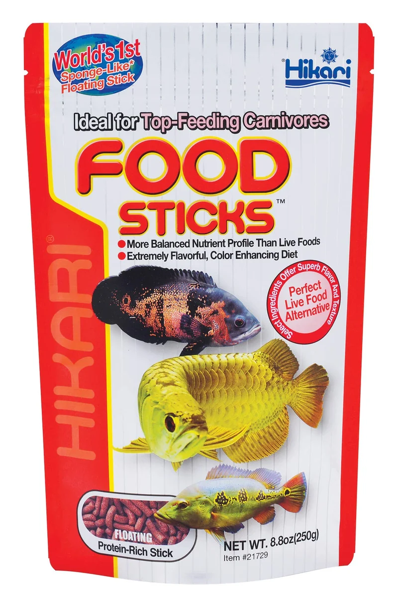 Hikari Bâtons Alimentaires Tropicaux – 250 g pour Carnivores Aquatiques