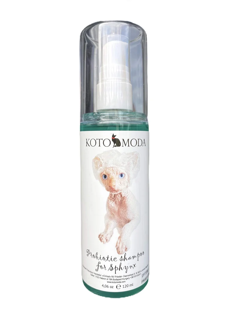 Kotomoda Shampoing Probiotique pour Chats Sphynx – Douceur et Probiotiques