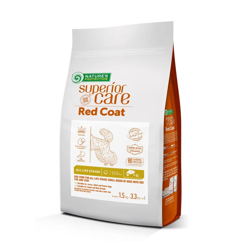 Nature's Protection – Croquettes pour petit chien, protéine élevée, sans céréales, régime anti-traces de larmes au saumon, 3,3 lb