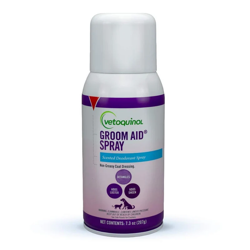 Groom-Aid Démêlant et Déodorant pour Chiens et Chats – 7-onses | Vetoquinol