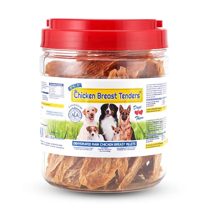 PCI Pet Center Tenders Poitrine de Poulet – Friandises pour Chiens, 1 Livre