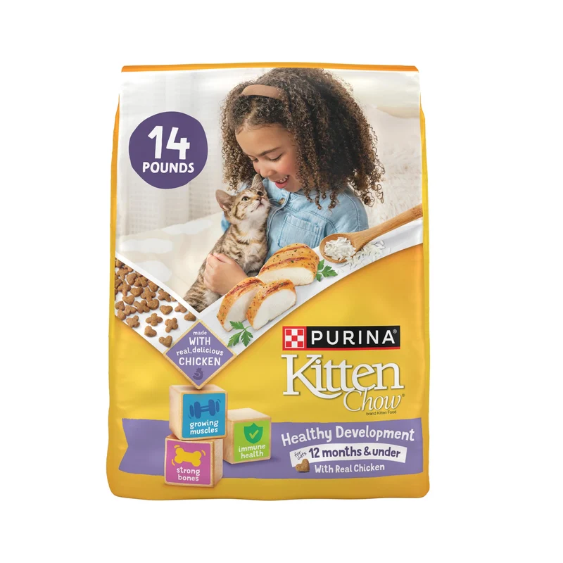 Purina Kitten Chow Nurture – Croquettes pour chatons, 14 lb