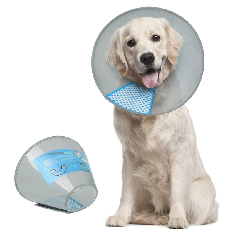 Supet Collier Conique pour Chien – Après Opération, Réglable et Confortable
