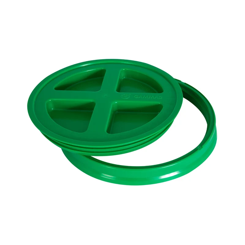 Gamma2 Gamma Seal – Couvercle hermétique pour seaux 3,5–7 galons, Vert, fabriqué aux États-Unis