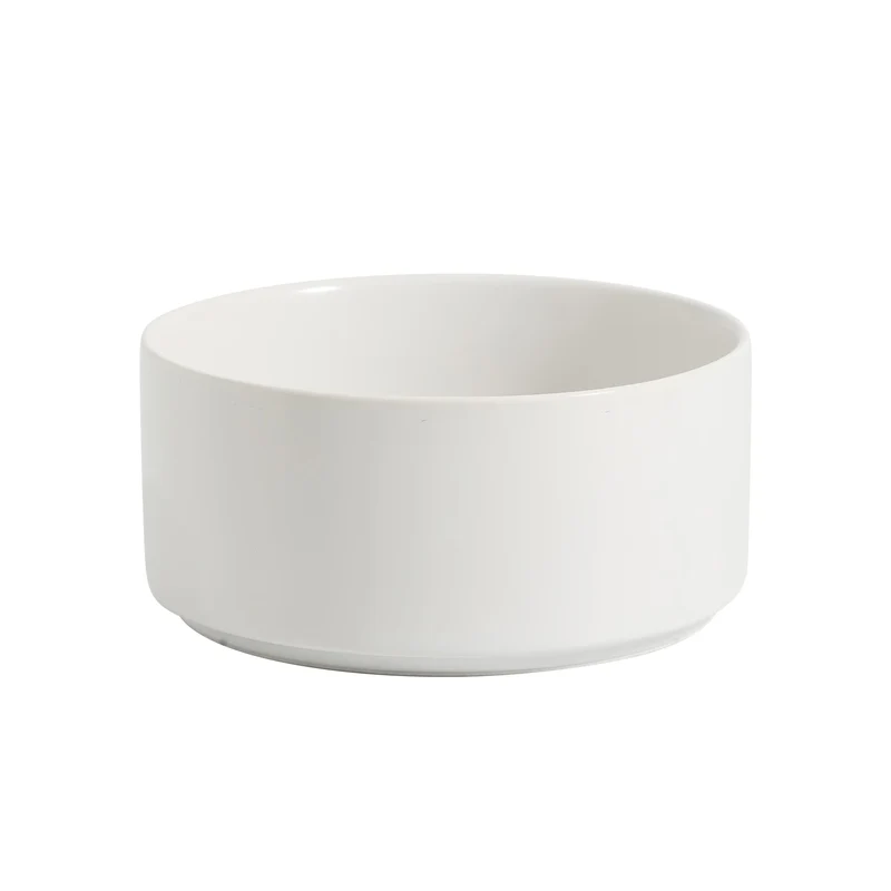 Havniva Bol Chien Céramique Anti-Glissement 6,1 pouces – Élevé et Ergonomique (Blanc)