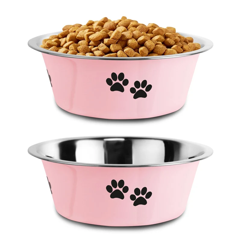 SOUXU — Bol en inox pour chien, antidérapant, 71oz / 8,5 tasses, sans débordement