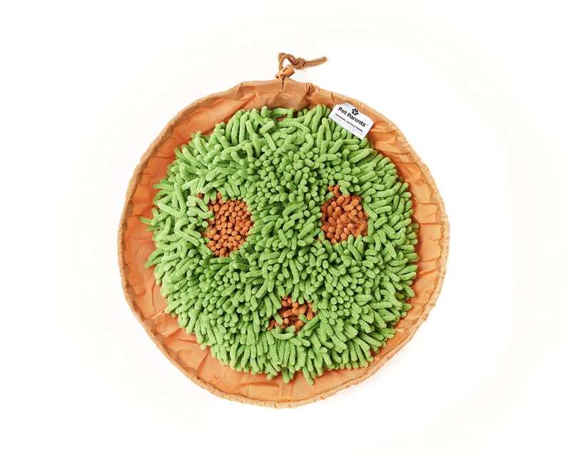 Pet Parents Forager Bol Lent d'Alimentation – SoftSnout, Antidérapant, Puzzle & Tapis Meadow Natural