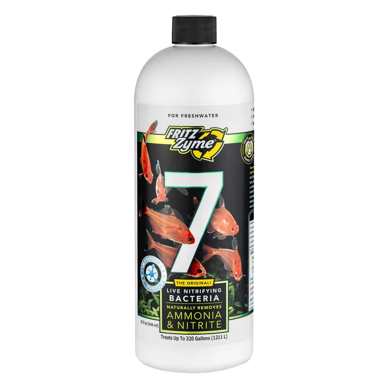 FritzZyme 7 – Bactéries nitrifiantes vivantes pour eau douce (32 oz)