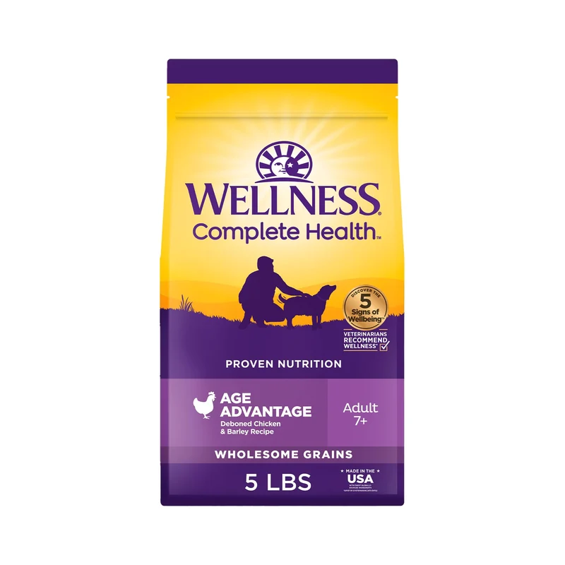 Wellness Complete Health Age Advantage – Croquettes Senior au Poulet et Orge, 5 lb