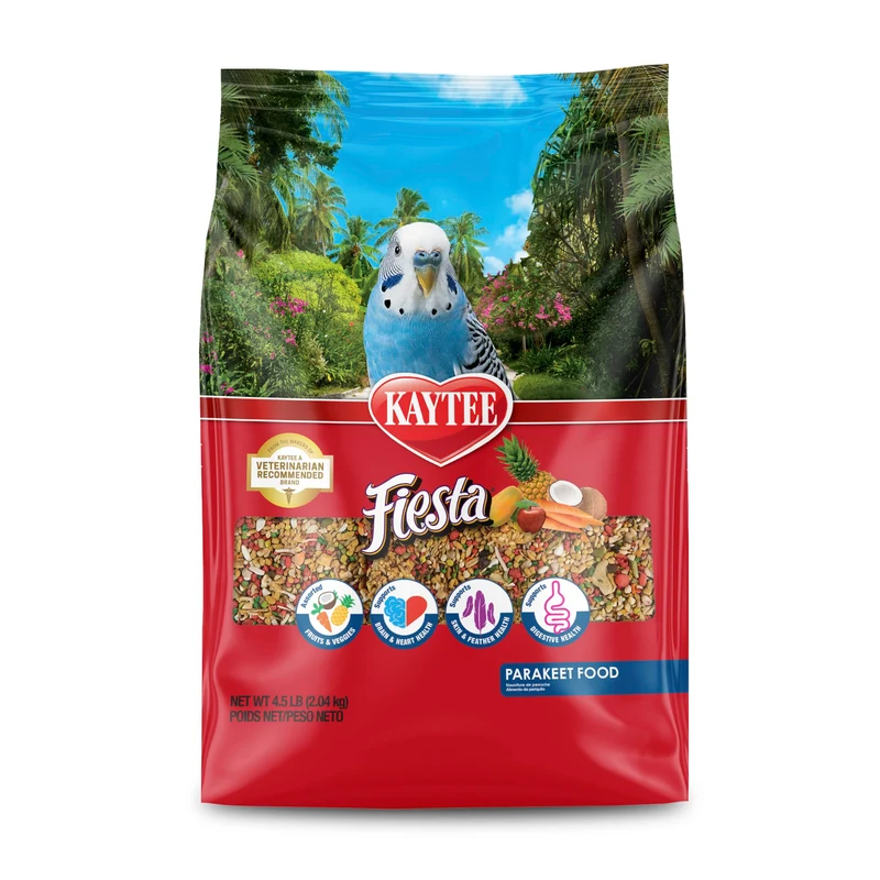 Kaytee Fiesta – Nourriture pour Perruches, Mélange Nutritif et Ludique, 2,04 kg