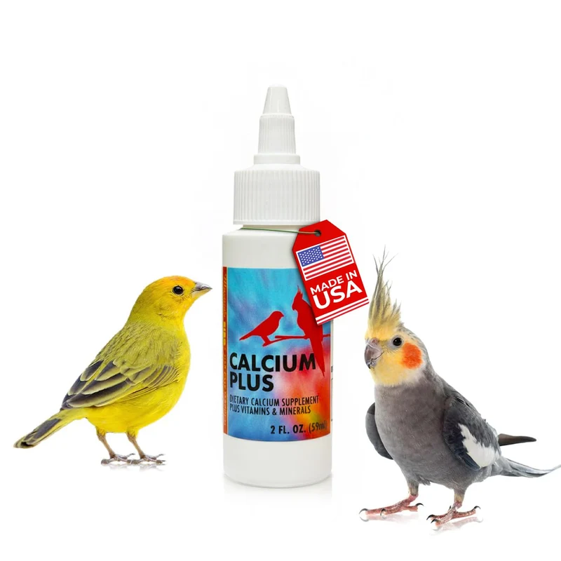 Morning Bird Calcium Plus Liquide – Calcium et vitamines pour oiseaux, os forts et coquilles d'œufs solides