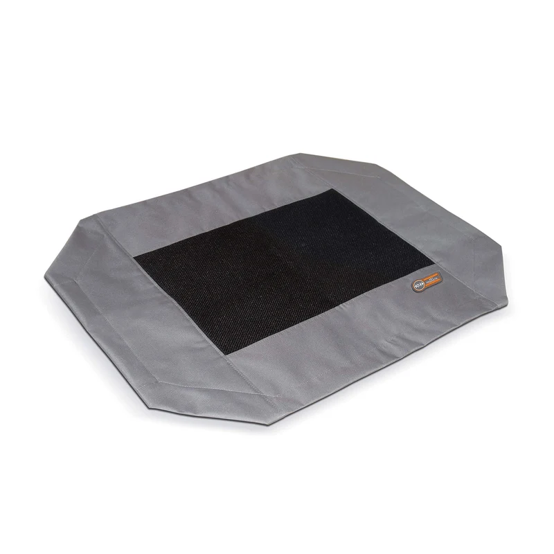 Housse de remplacement pour lit-chien K&H Pet Cot moyen 32x25 – Gris