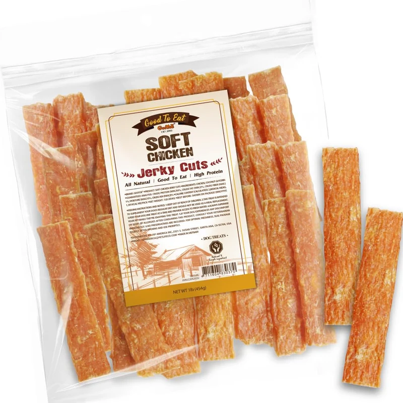 Gootoe Friandises Douces au Poulet pour Chiens — Entraînement, Protéines Élevées, Sans Gluten, Texture Douce, 1 Livre