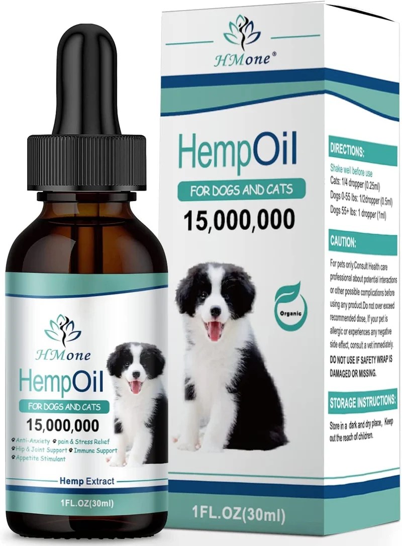 HMone Huile pour Chiens et Chats – Délicieuse et riche en vitamines et acides gras