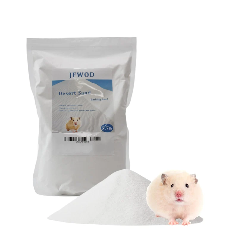 JFWOD Sable de bain pour Hamster — Desert Sand, 7,7 lb, sans colorants ni parfums
