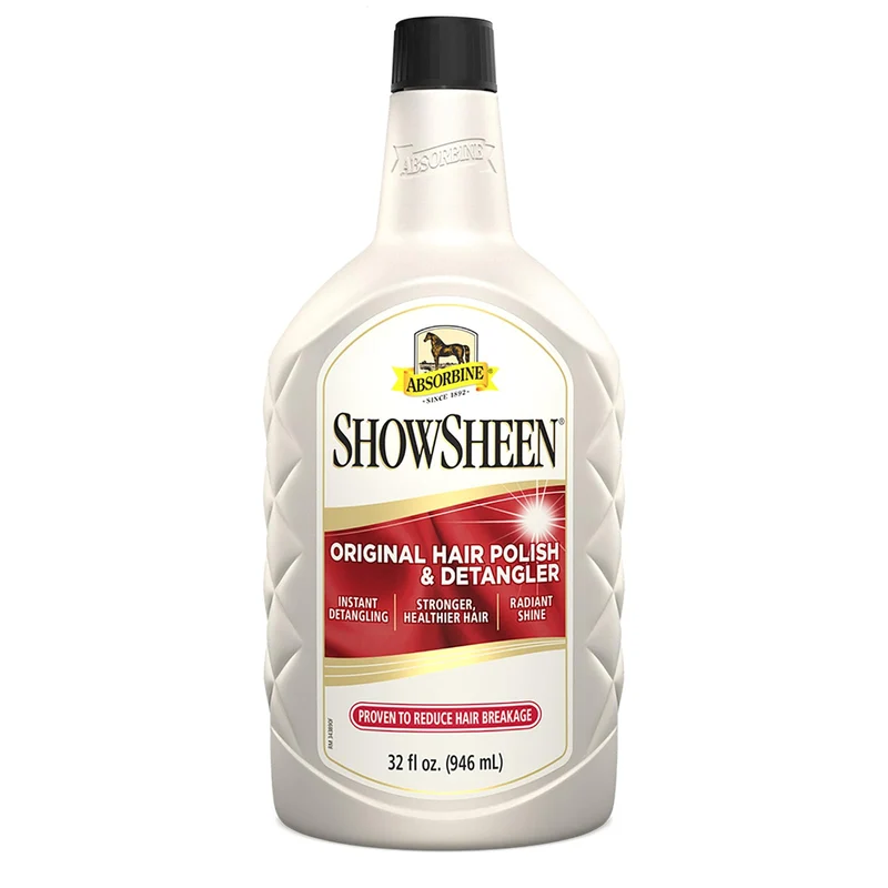 Absorbine ShowSheen Soin Brillant et Démêlant 32oz Recharge — Pelage et Crinière Chevaux et Chiens