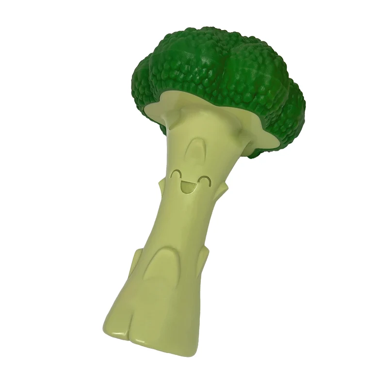 Nylabone Brocoli Puissance Mastication — Jouet Durable à Mâcher pour Grands Chiens (jusqu'à 50 livres), Saveur Bacon et Fromage