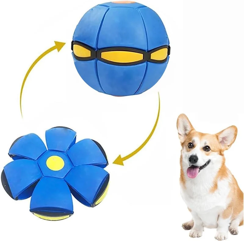Bobcow Boules Magiques UFO : Disque Volant Portable pour Chiens et Enfants