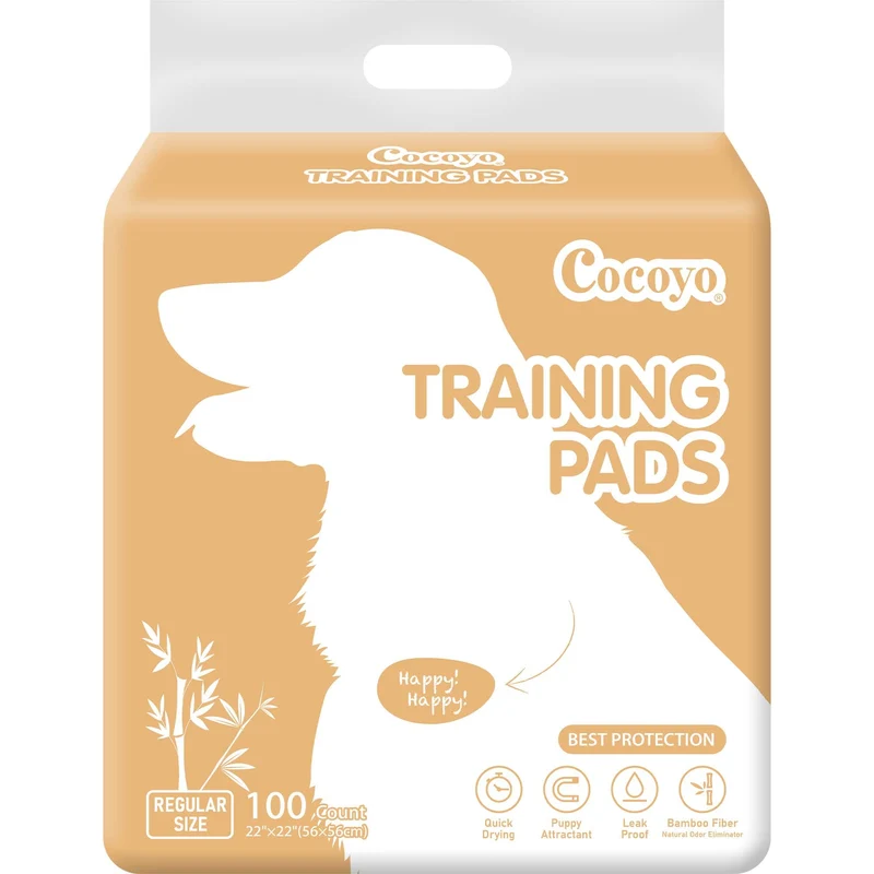 COCOYO Tapis d'entraînement en bambou — Écologique, ultra absorbant et anti-odeurs pour chiots et chiens