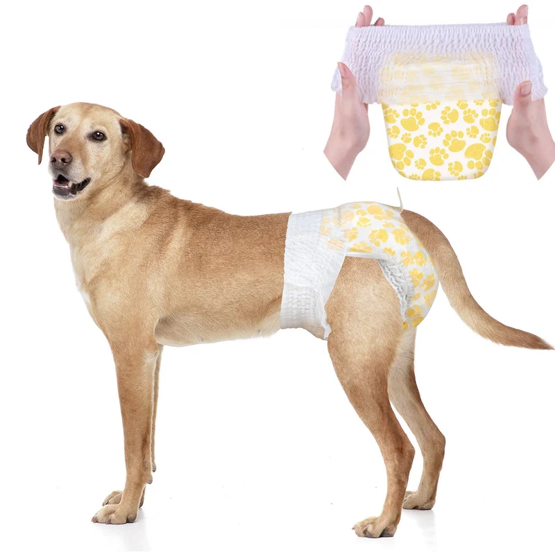 Dono Couches pour Chien Femelle — Grand Chien, Enfilage Facile et Protection 360°