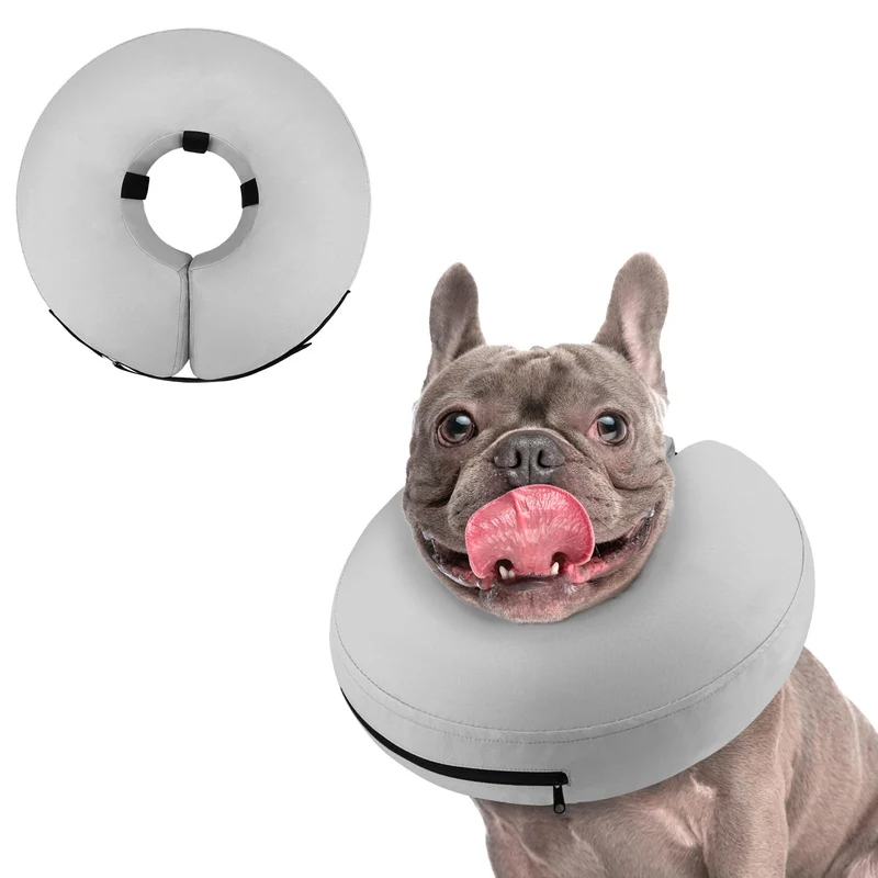 Collier gonflable Supet – collier en forme de beignet pour chiens et chats après chirurgie