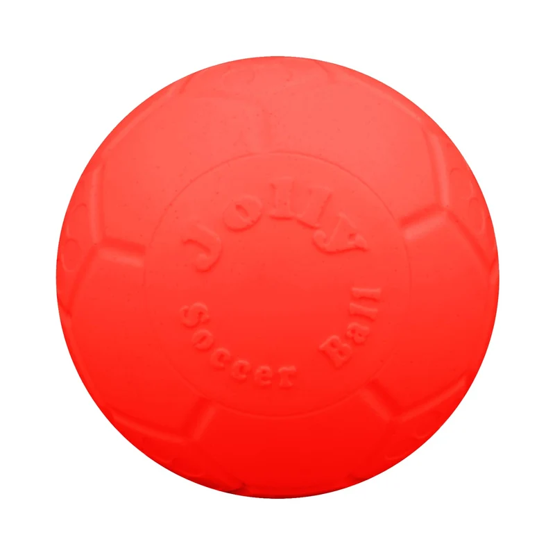Balle football flottante Jolly Pets – 8 pouces, orange, pour chien