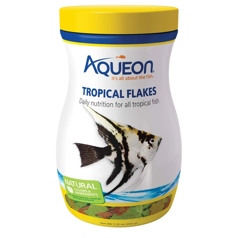 Aqueon Flocons Alimentaires pour Poissons Tropicaux – 7,12 oz