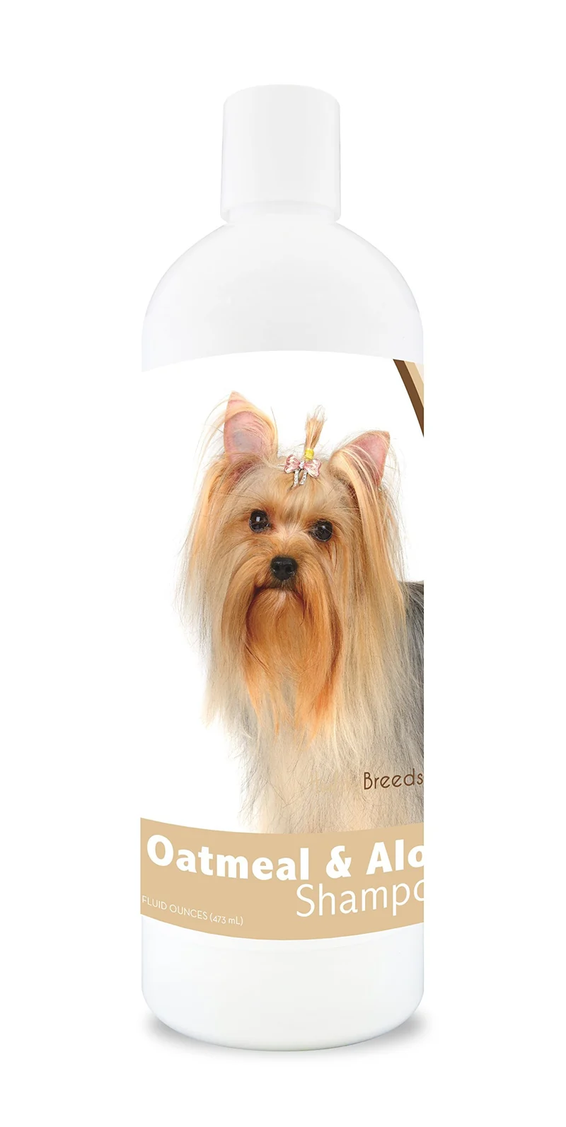 Healthy Breeds Shampoing Avoine et Aloe pour Yorkshire Terrier – 454 g