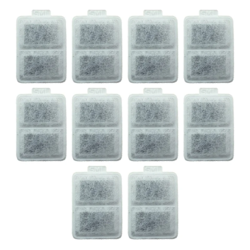 PET STANDARD – Filtre de remplacement petit pour fontaine Whisker City, pack de 10