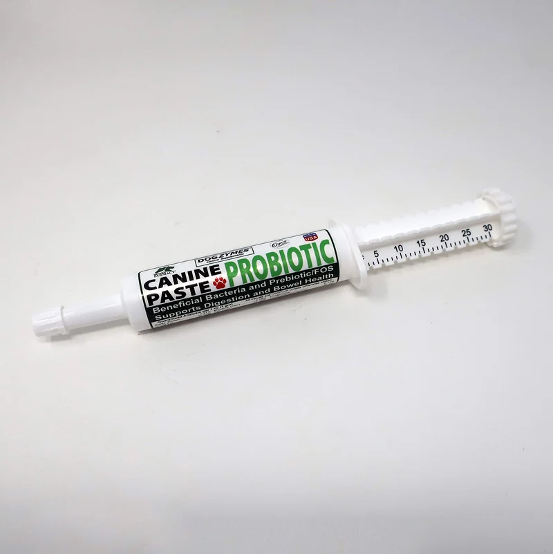 Dogzymes Pâte Probiotique Canine – 2,3 Milliards CFU/g, Saccharomyces boulardii, Miel Bio (30 g)