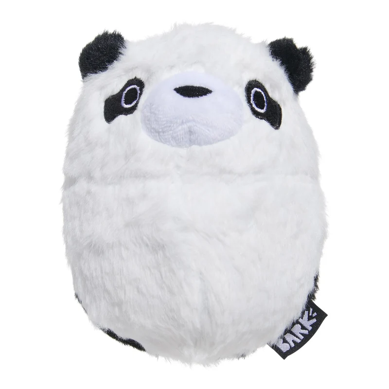 BarkBox Super Chewer – Jouets à mâcher résistants pour chiens à mâchoires puissantes, Panda 2 en 1 (Grand)