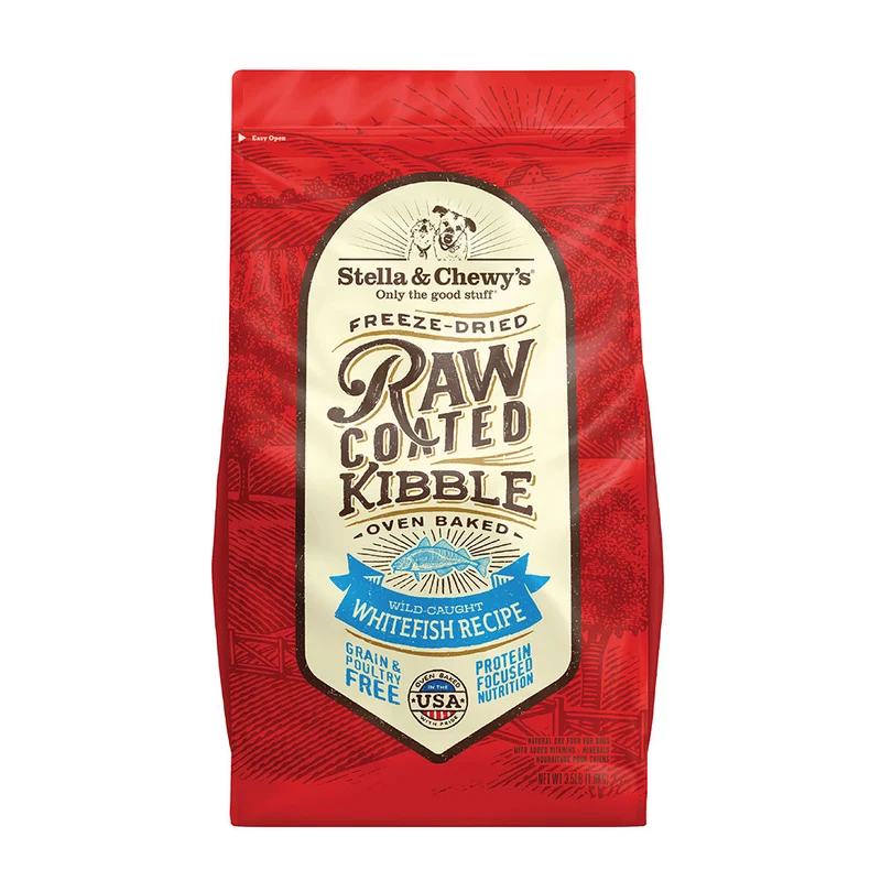 Stella & Chewy's - Raw Coated Kibble - Wild-Caught Whitefish Dog Food