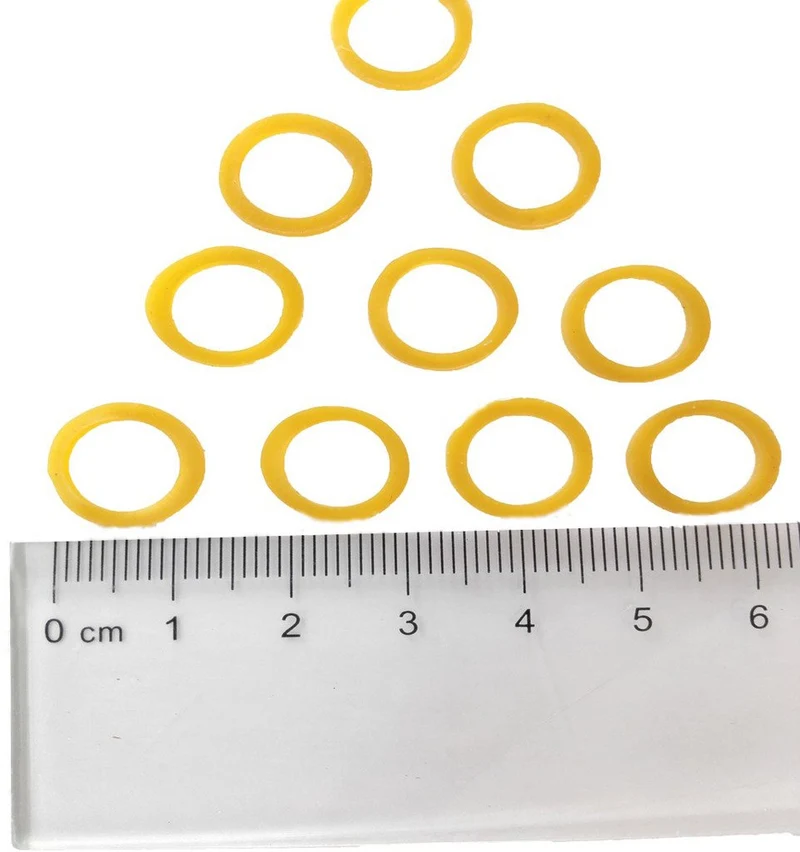 PET SHOW Bandes Élastiques 10 mm – Lot de 1000 pièces, 100 g pour poils d’animaux
