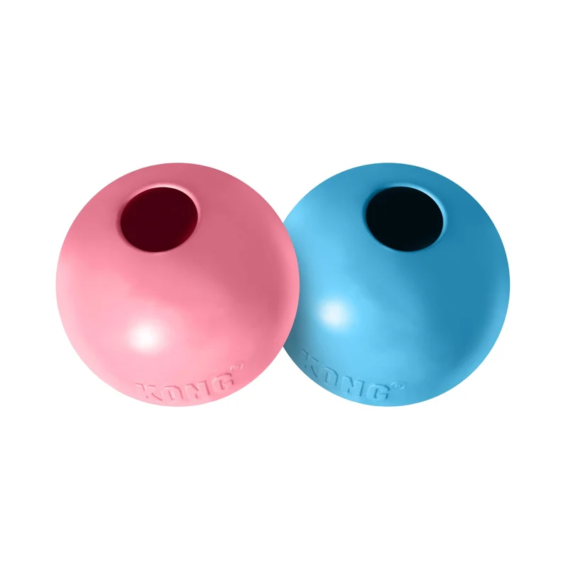 KONG Balle Chiot avec Trou – Douce, Durable et Interactive