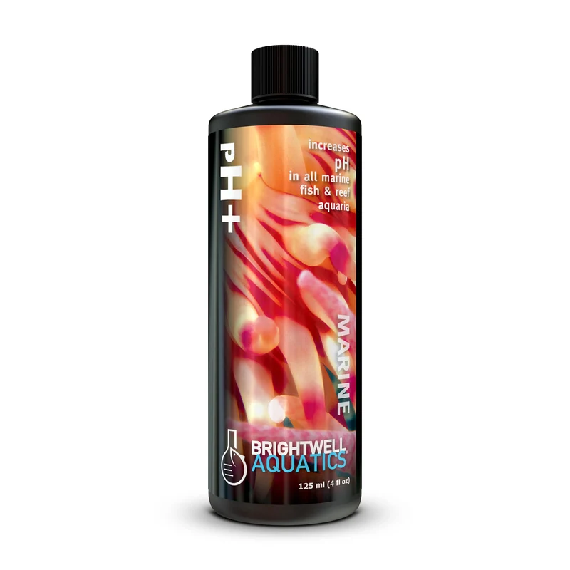 Brightwell Aquatics pH+ – Booster de pH et KH pour aquariums marins et récifaux, 125 ml