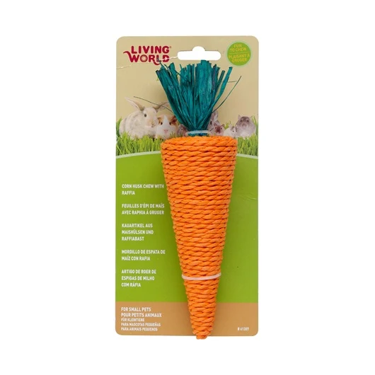 Living World® Nibblers Carrot Corn Husk Chew