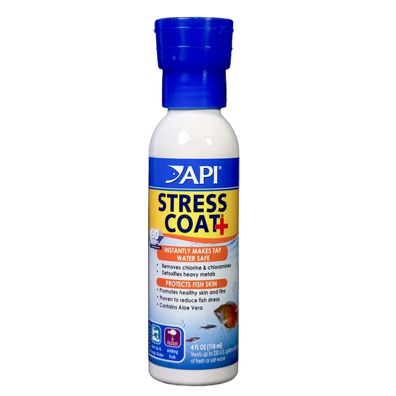 API Stress Coat – Conditionneur d'eau pour aquarium, bouteille de 4 oz (85B)