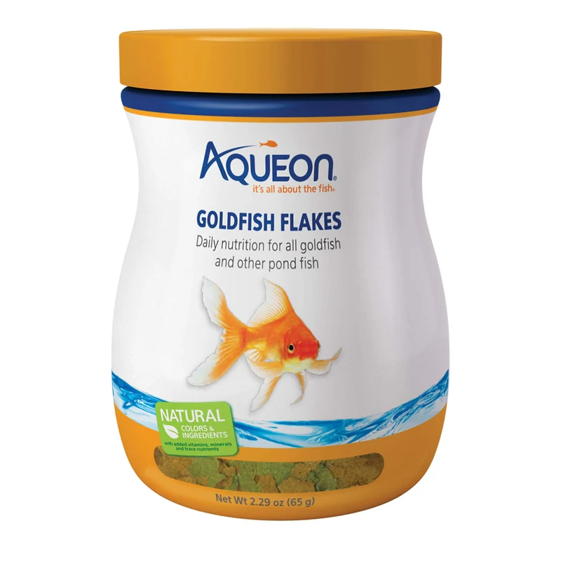 Aqueon Flocons Poissons Rouges – Nourriture Flottante 2,29 oz