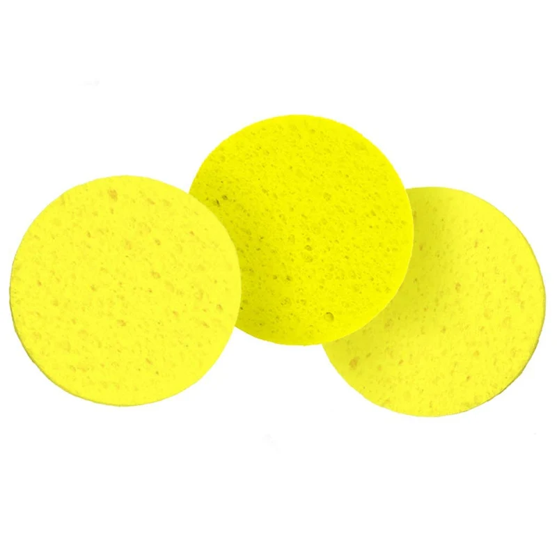 SunGrow Éponges pour Crabe Hermite – Lot de 3 Éponges Non Blanchies pour Humidité et Eau (2 po x 1 po)