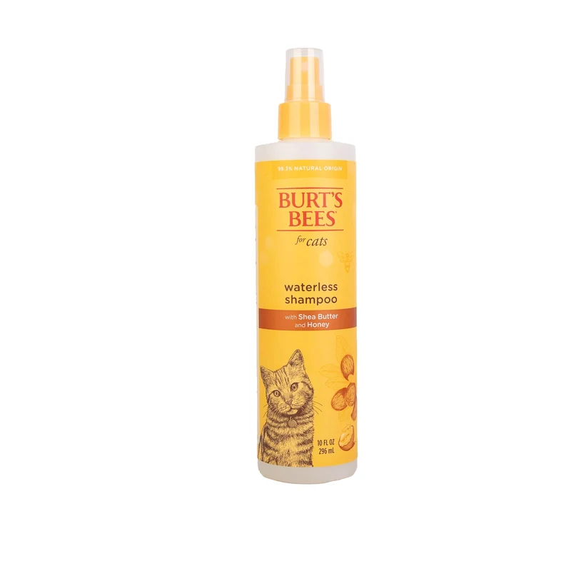 Shampoing sans rinçage Burt's Bees for Pets pour chat – spray au beurre de karité et miel, pH équilibré