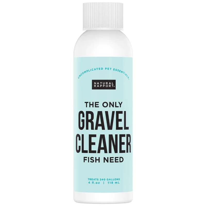 Natural Rapport – Nettoyeur de gravier pour aquarium – Entretenir naturellement un bac plus sain, réduire les déchets et les toxines (118 ml)