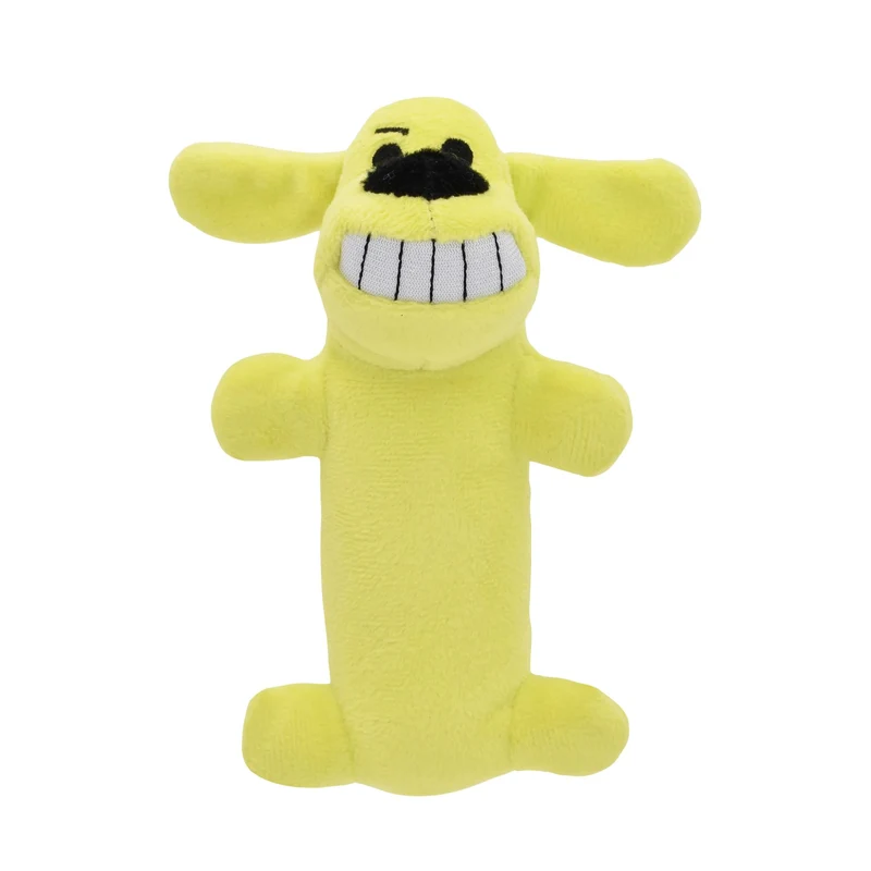 Multipet Loofa Original – Doudou Chien 6 pouces, Jouet Siffleur en Peluche