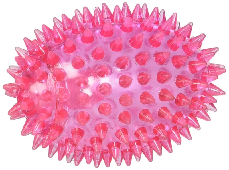 Gnawsome™ Ballon Sifflet Épineux 3,5” – Petit, Nettoie les Dents et Soutient la Santé Dentaire et des Gencives de Votre Chien – Couleurs Variées