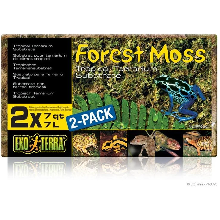 Exo Terra Forest Moss - 2 x 7 qt (2 x 7 L)